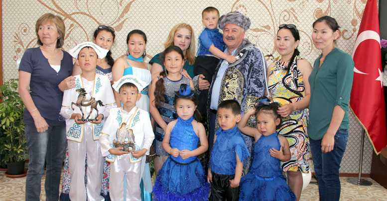 Başkan Şahin’in Kazak konukları