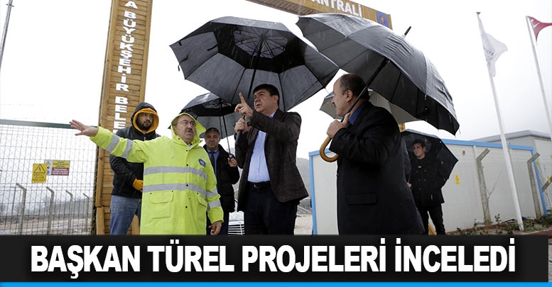 Başkan Türel projeleri inceledi