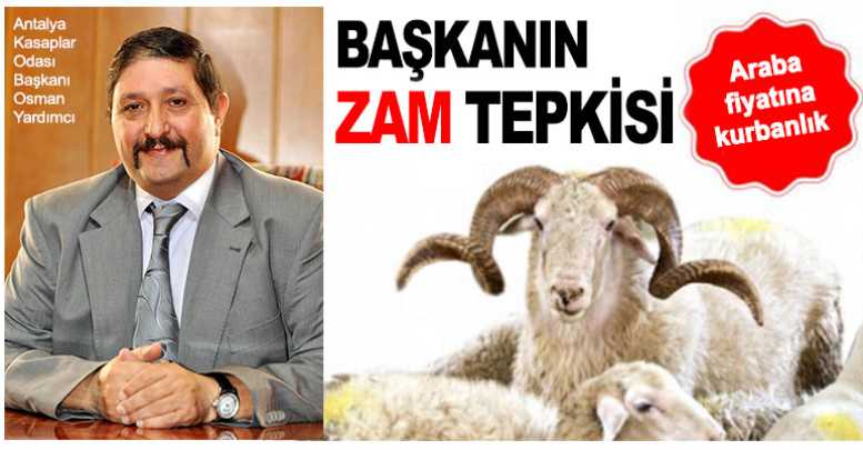 Başkanı zam tepkisi