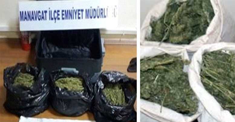 Bavulda uyuşturucu