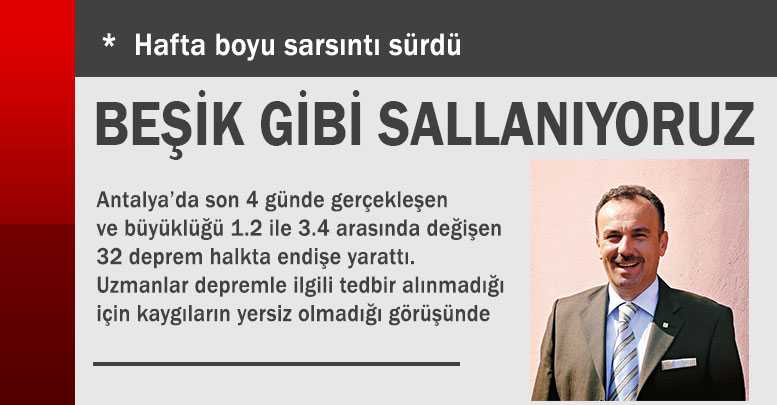 Beşik gibi sallanıyoruz