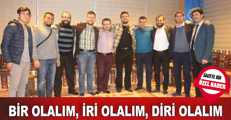 BİR OLALIM, İRİ OLALIM, DİRİ OLALIM