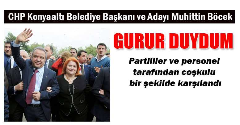 Böcek: Gurur duydum