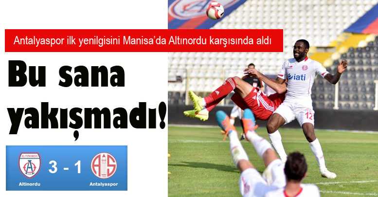 Bu sana yakışmadı!
