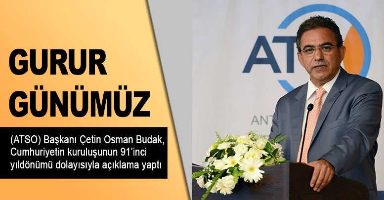 Budak: Gurur günümüz
