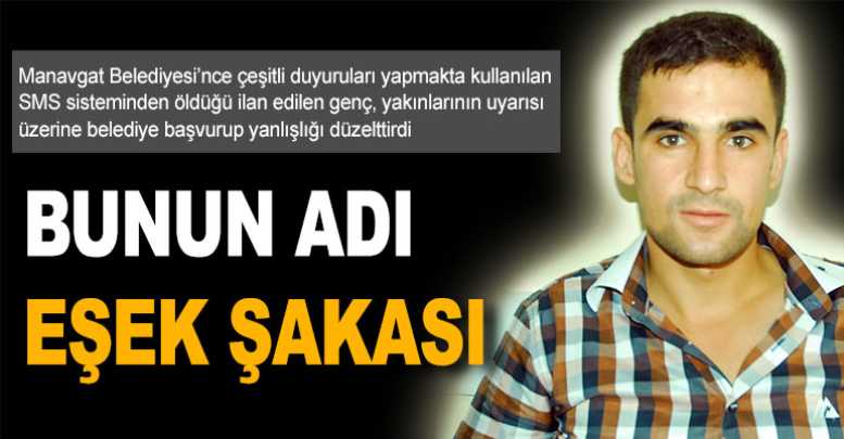 Bunun adı eşek şakası