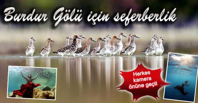 Burdur Gölü için seferberlik