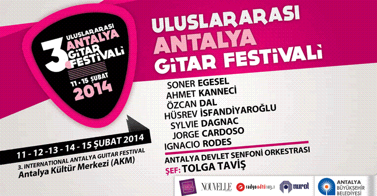 Büyükşehir’den 3. Gitar Festivali