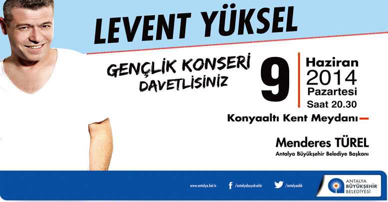 Büyükşehir’den gençlik konseri