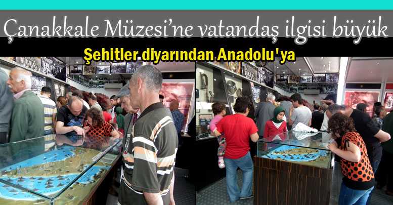 Çanakkale Müzesi’ne vatandaş ilgisi büyük