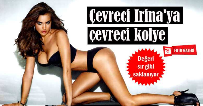 Çevreci Irina'ya çevreci kolye