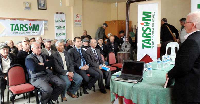 Çiftçiye TARSİM tanıtıldı