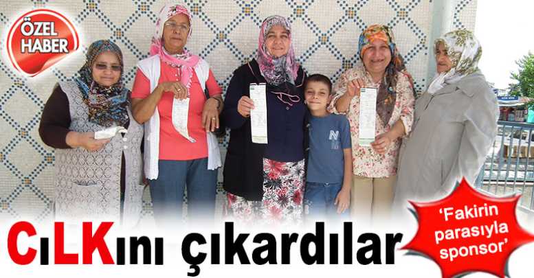 CıLKını çıkardılar