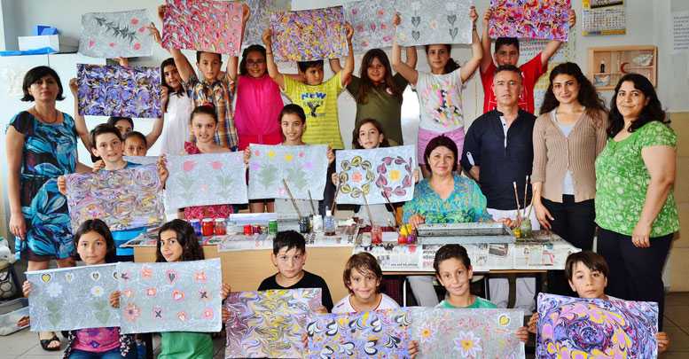 Çocuklar ‘Ebru’yu sevdi