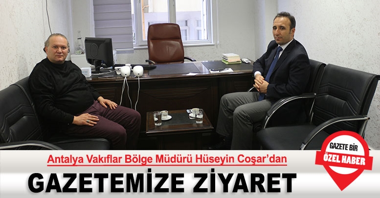 Coşar’dan gazetemize ziyaret