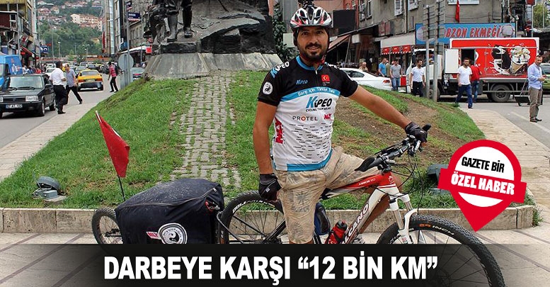 Darbeye karşı “12 bin km”
