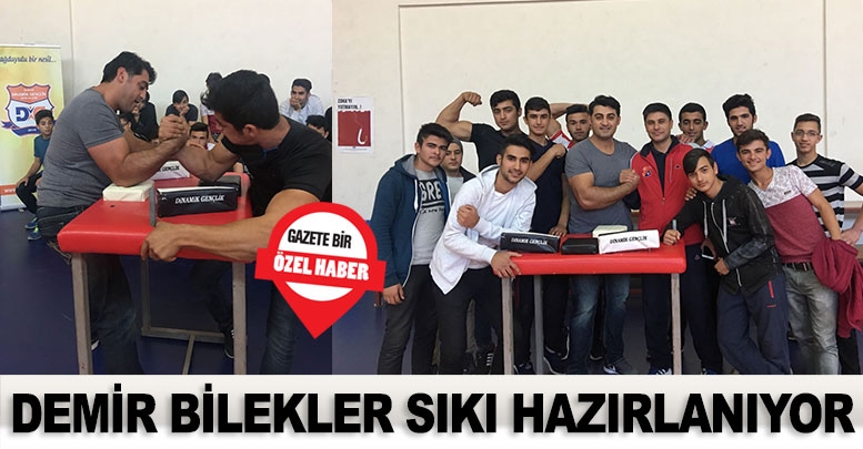 Demir bilekler sıkı hazırlanıyor