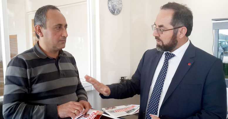 Demirel esnafa projelerini anlattı
