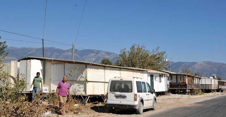 Demre’de karavanlar kaldırılıyor