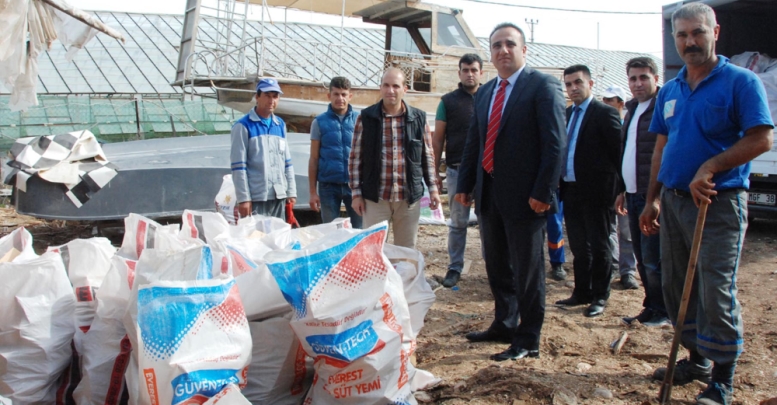 Demre SYDV'den yakacak yardımı