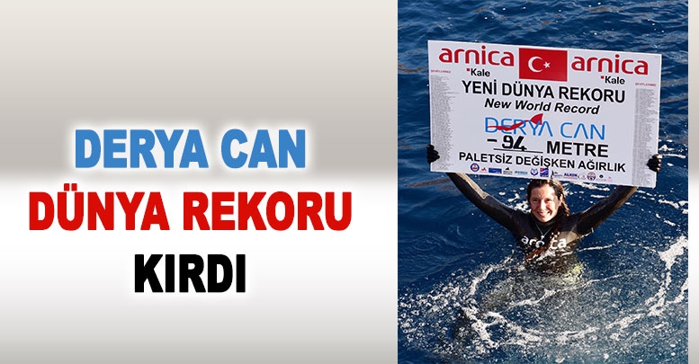 Derya Can dünya rekoru kırdı