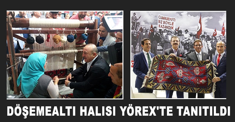 Döşemealtı halısı YÖREX'te tanıtıldı