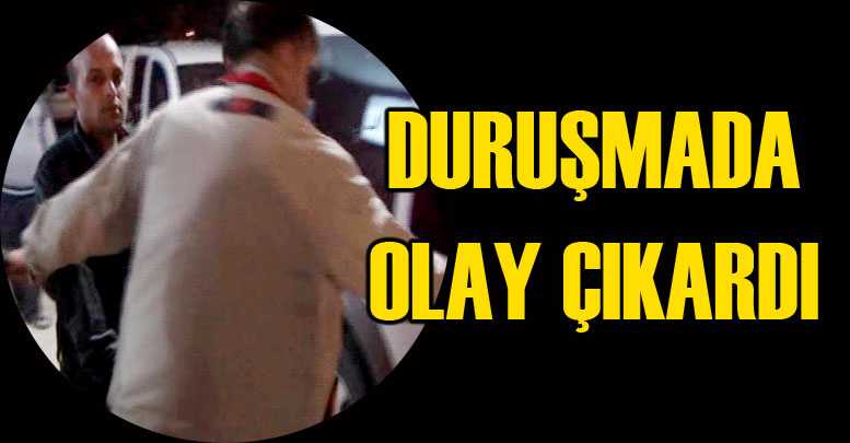 Duruşmada olay çıkardı