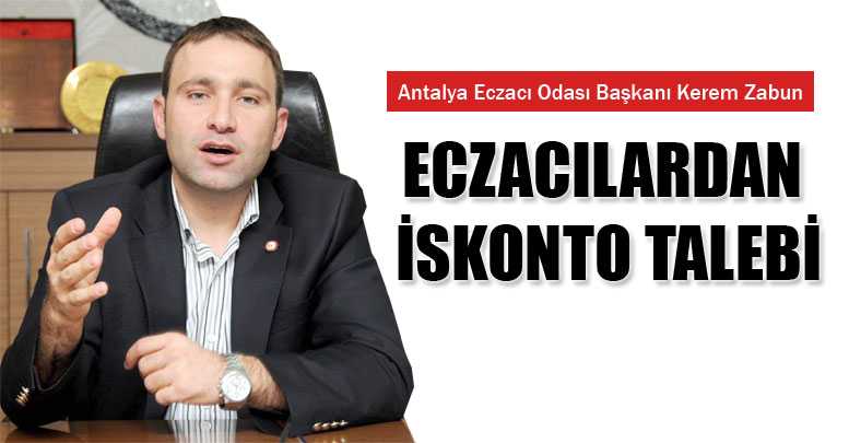 Eczacılardan iskonto talebi