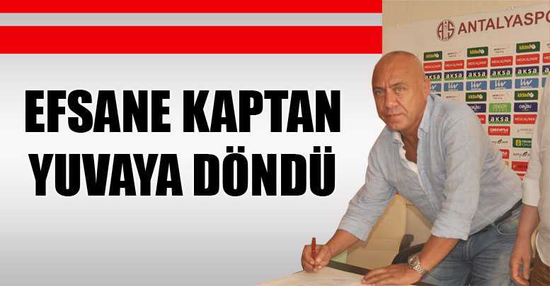 Efsane kaptan yuvaya döndü