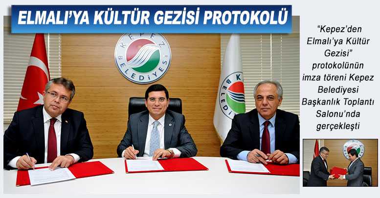 Elmalı’ya kültür gezisi protokolü
