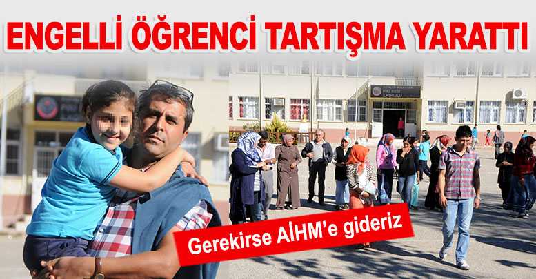 Engelli öğrenci tartışma yarattı