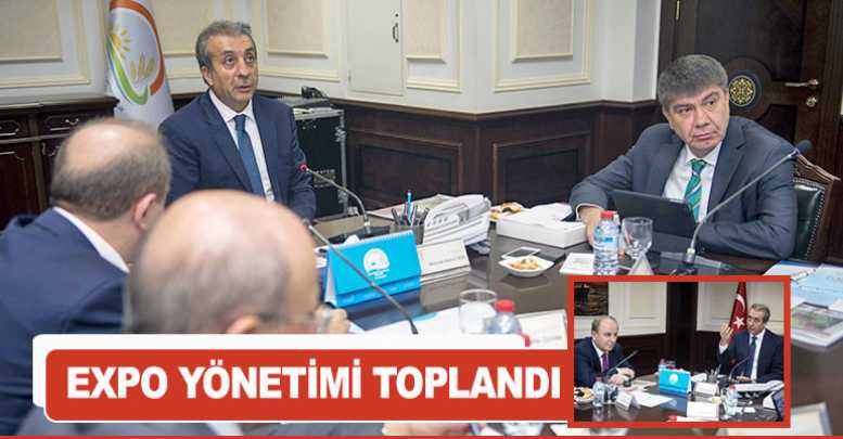 EXPO yönetimi toplandı