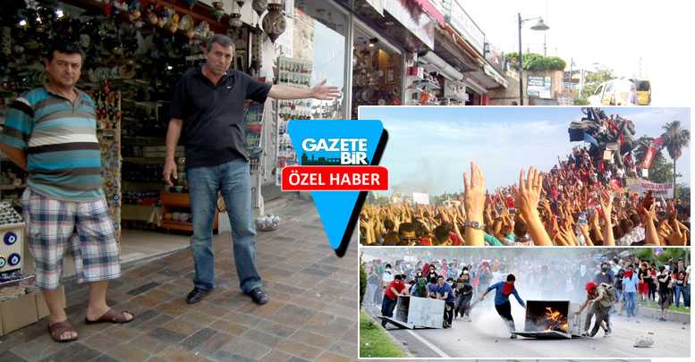 Eylemler esnafı bitirdi