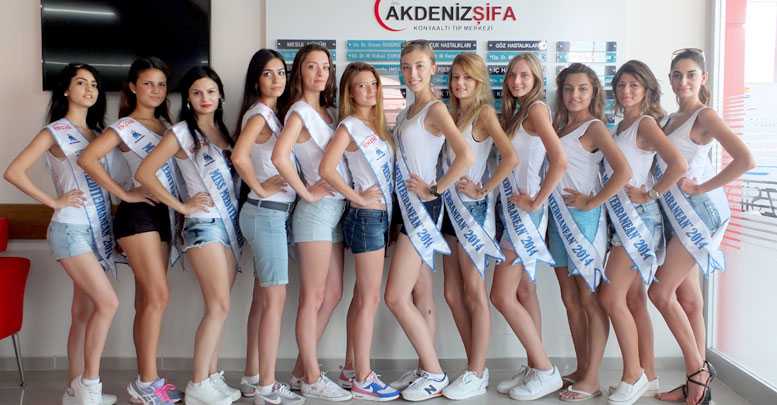Finalist güzeller kontrolden geçti