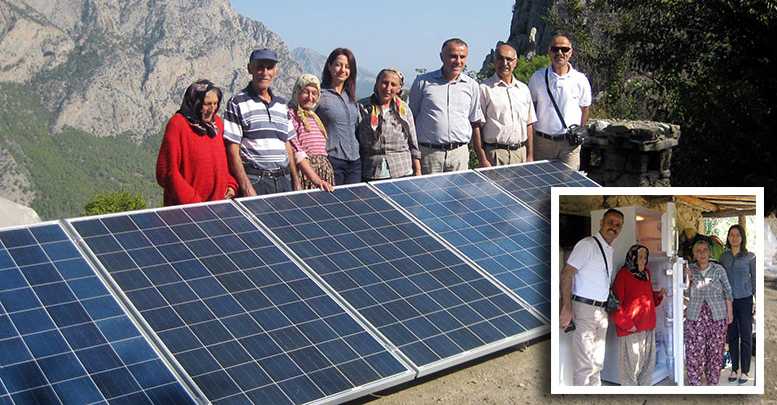 Güneş enerjisiyle 64 yıllık karanlık bitti