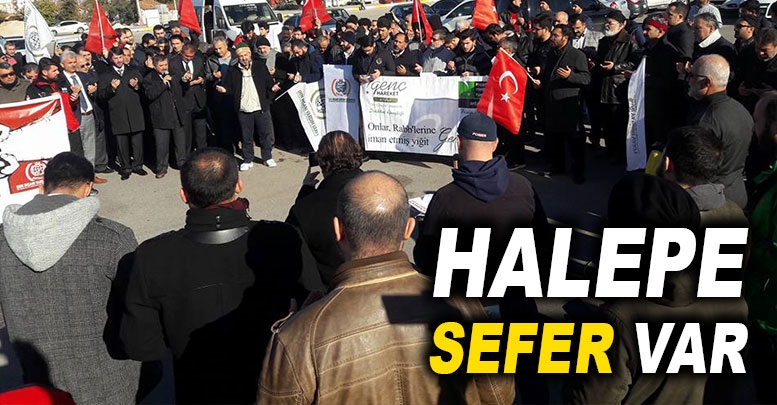 Halep’e sefer var