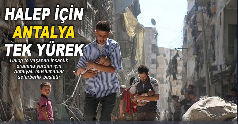 Halep için Antalya tek yürek