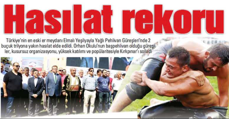 Hasılat rekoru