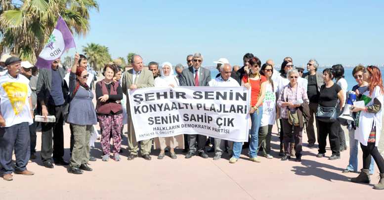 HDP'den 'sahiline sahip çık' eylemi