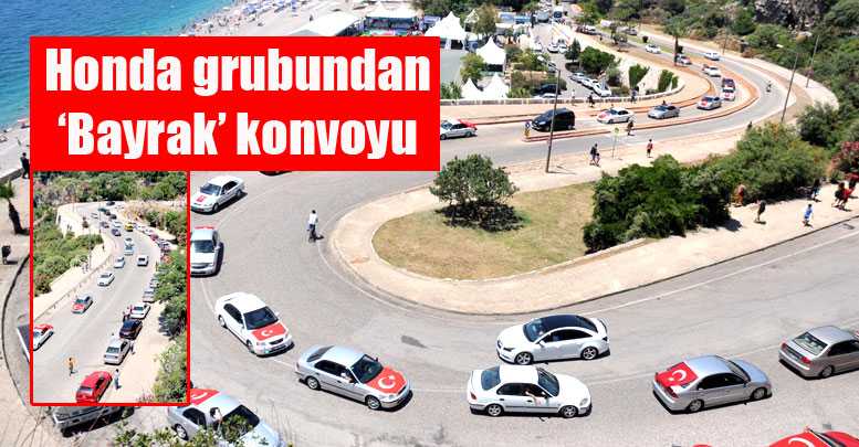 Honda grubundan ‘Bayrak’ konvoyu