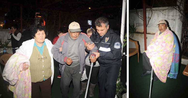Huzurevinde korkutan yangın