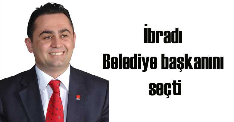 İbradı belediye başkanını seçti