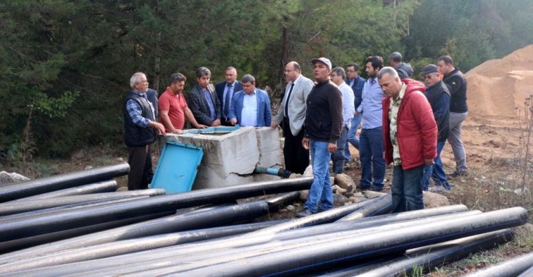 İçmesuyu hatları yenileniyor
