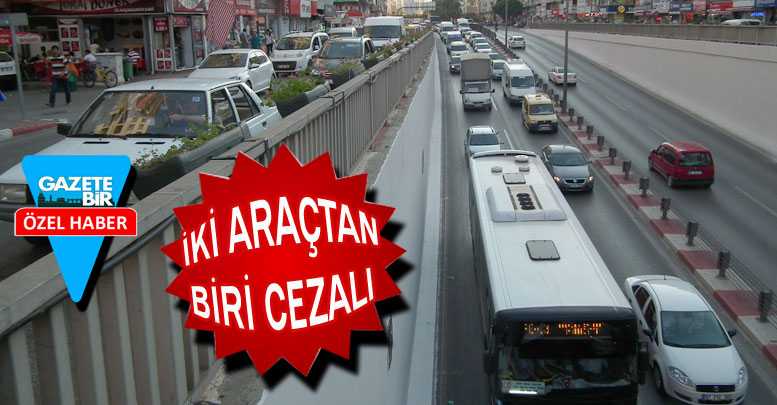 İki araçtan biri cezalı