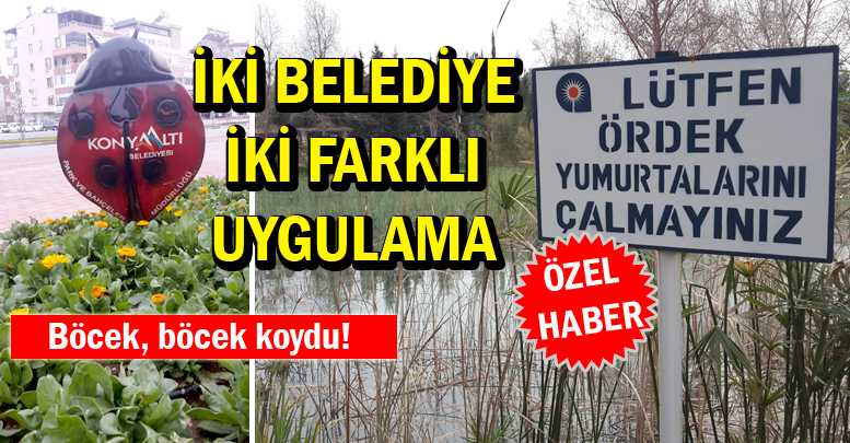 İki belediye iki farklı uygulama