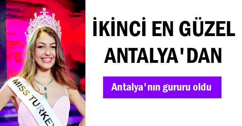 İKİNCİ EN GÜZEL ANTALYA'DAN