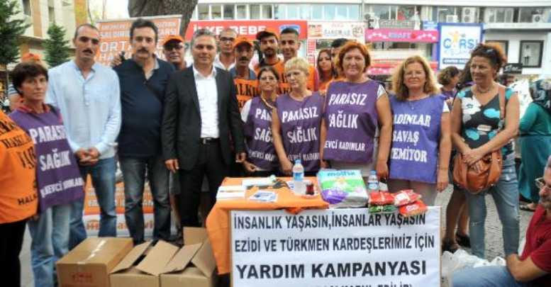 IŞİD mağdurlarına Uysal’dan destek