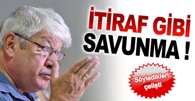 İtiraf gibi savunma !