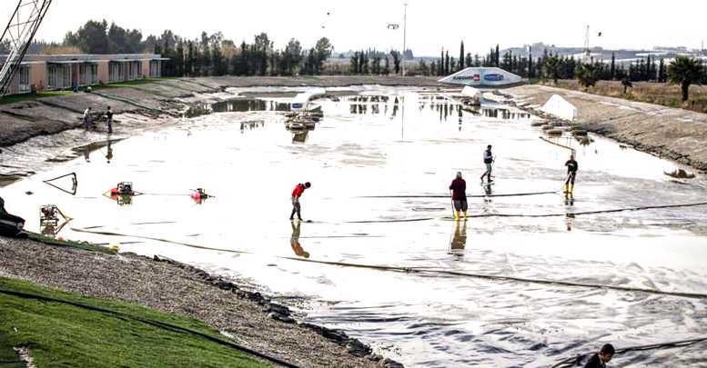 Kablolu su kayağı göletlerine ‘bakım’