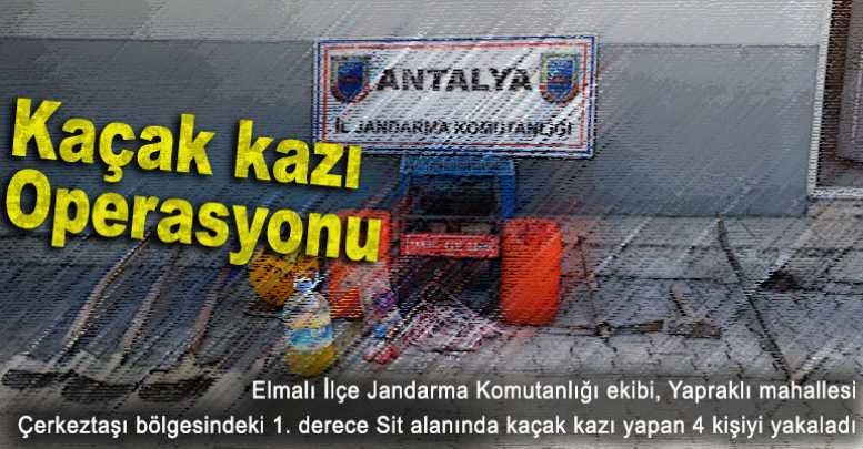 Kaçak kazı Operasyonu
